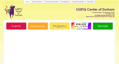 Desktop Screenshot of lgbtqcenterofdurham.org